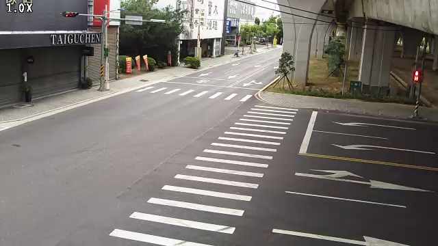 台中市道路 [06048]環中路/崇德路(車流往中清路),Huanzhong Rd/Chongde Rd (traffic to Zhongqing Rd) 距離324公尺