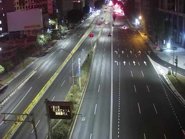 臺灣大道/環中路(右側車流往文心路)