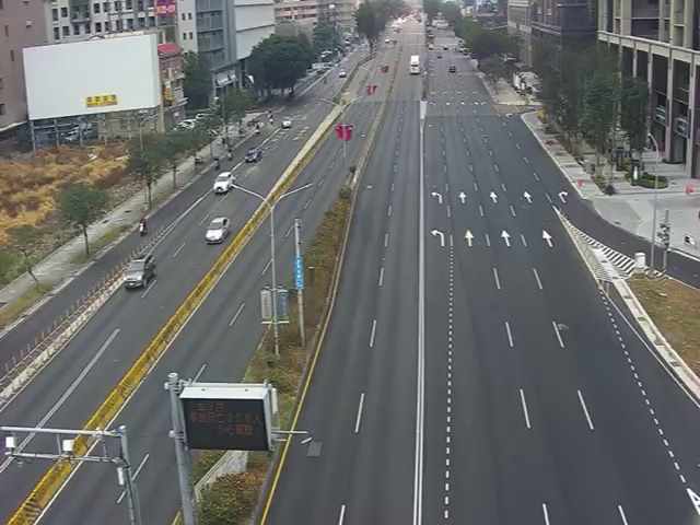 臺灣大道/環中路(右側車流往文心路)