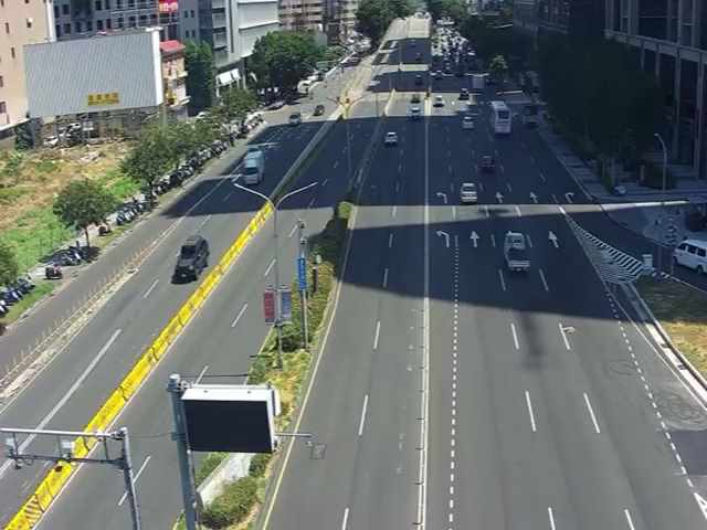 台灣大道/環中路(右側車流往文心路)