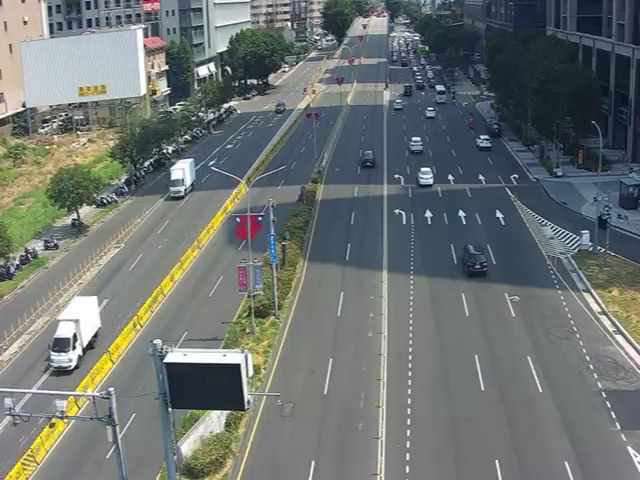 台灣大道/環中路(右側車流往文心路)