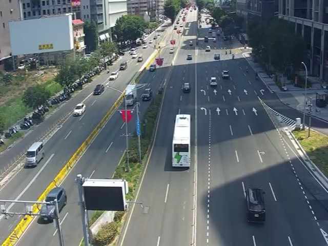 台灣大道/環中路(右側車流往文心路)