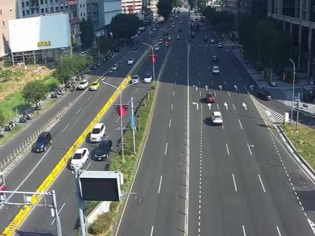 台灣大道/環中路(右側車流往文心路)