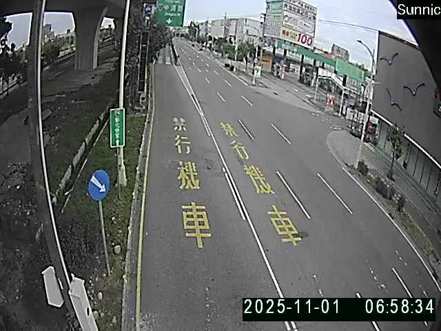 台中市道路 [06232]環中路/四平路(往中清路-路口後)(內側)Huanzhong Rd./Siping Rd. 距離213公尺