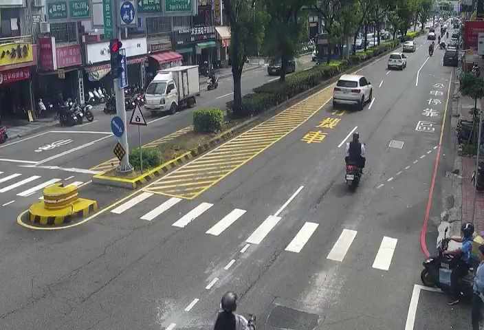 中清路/雷中街(右側車流往文心路)