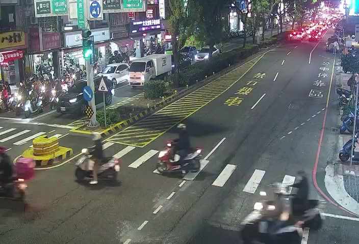 中清路/雷中街(右側車流往文心路)