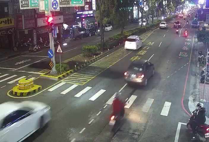 台中市北屯區中清路/雷中街(右側車流往文心路)