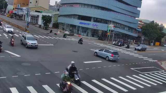 中科路/河南路(右側車流往文心路)