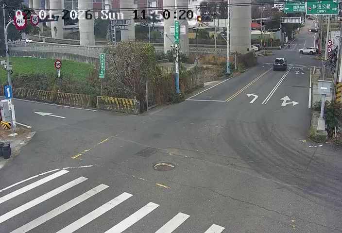 台中市道路 [27158]仁愛路/旱溪東路(國4豐原聯絡道),Ren'ai Rd/Hanxi E. Rd (Right side Traffic flow to Fengyuan Access Rd) 距離2.1公里