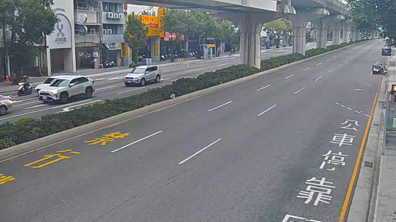 文心路/河南路(右側車流往中清路)