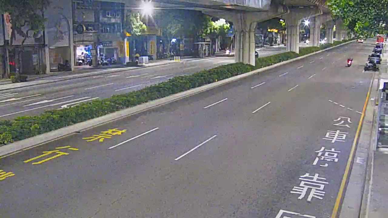 文心路/河南路(右側車流往中清路)