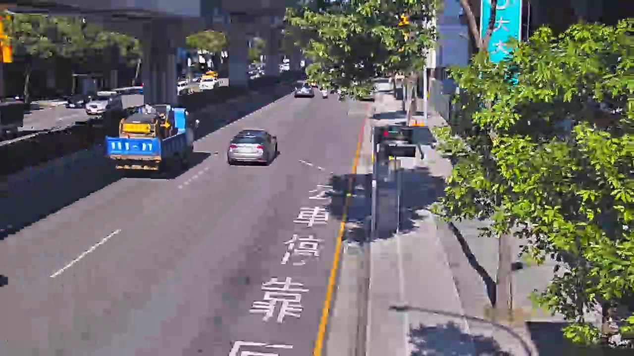 文心路/河南路(右側車流往中清路)