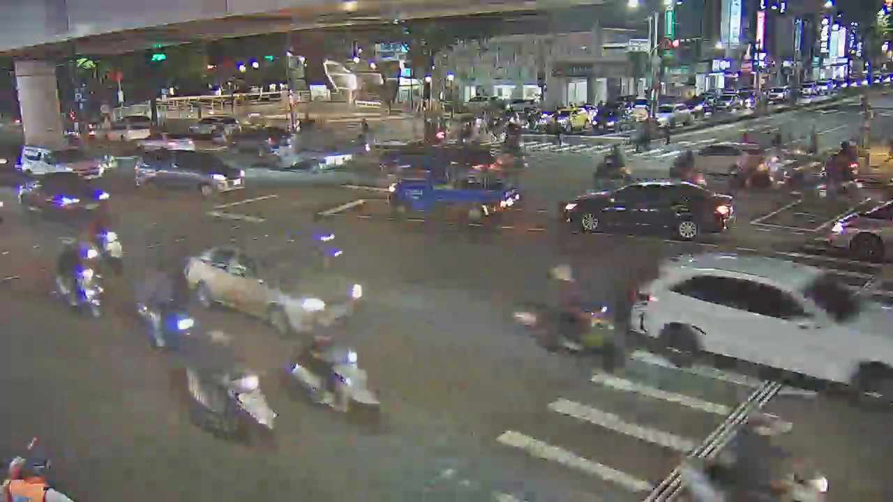 中清路/文心路(右側車流往進化北路)