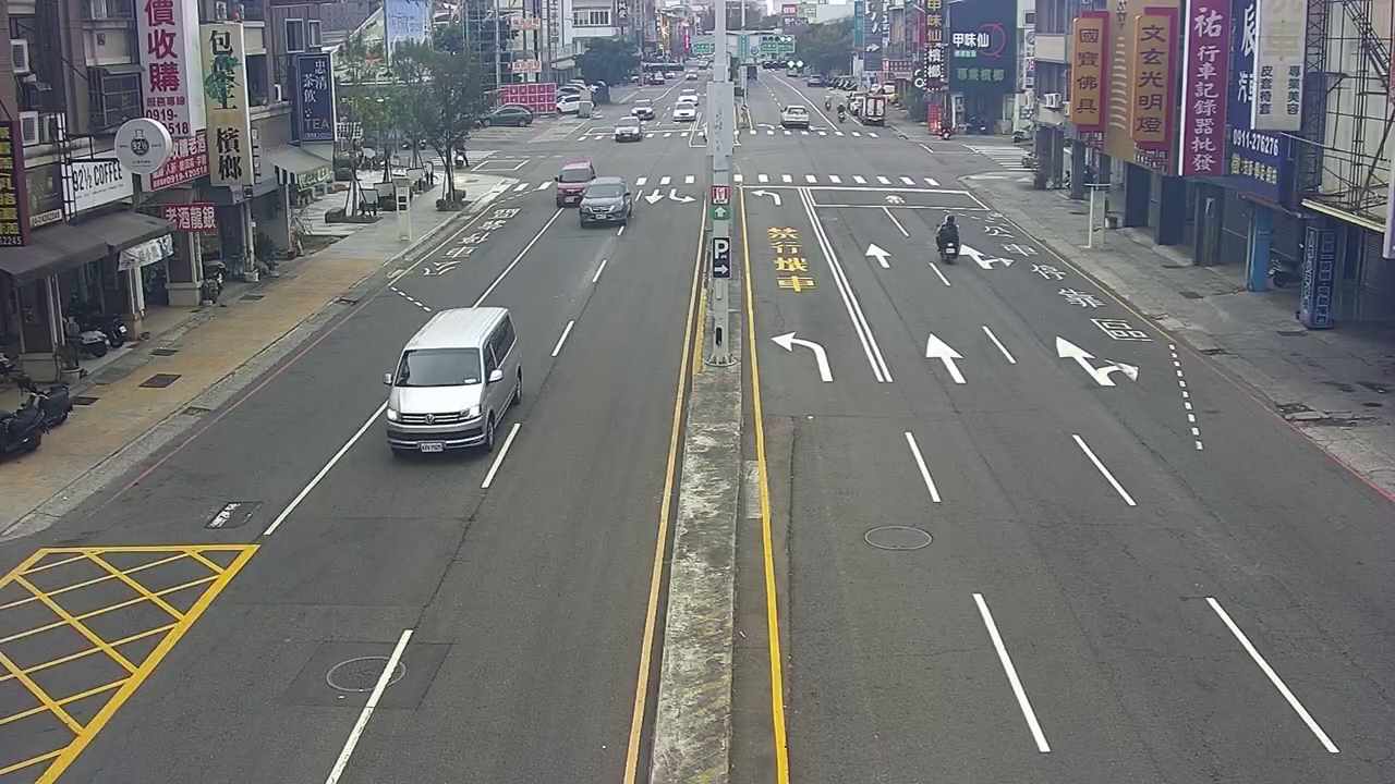 中清路/1386巷(右側車流往文心路)