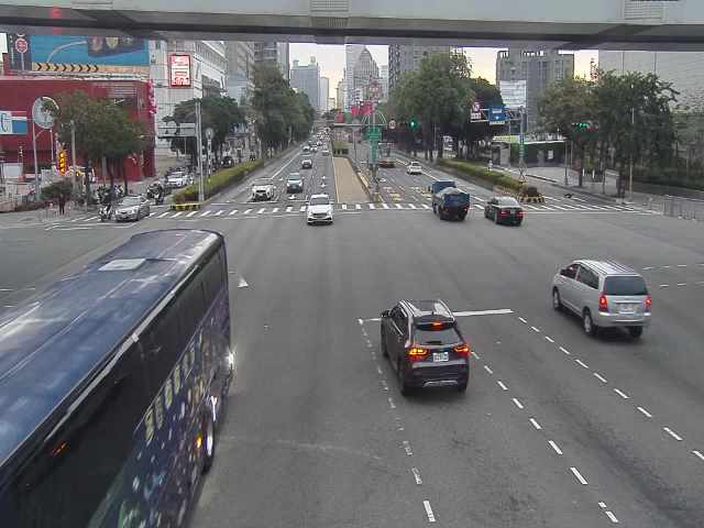 臺灣大道/文心路(右側車流往台中車站)