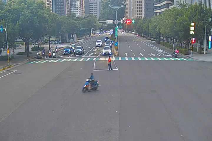 市政北七路/惠中路(右側車流往市政路)
