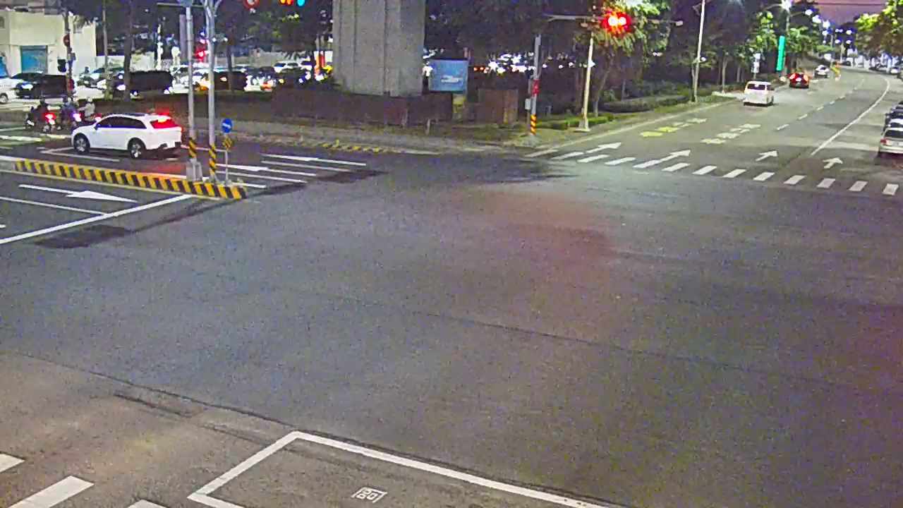 環中路/中山路(右側車流往崇德路)