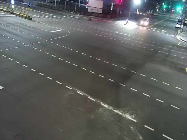 臺灣大道/安和路(右側車流往朝馬路)