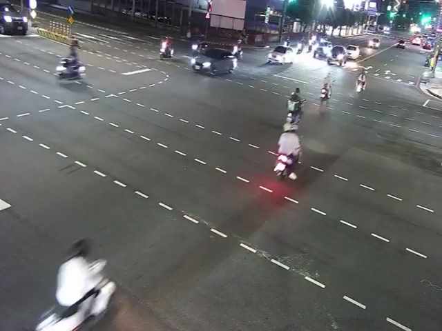 台灣大道/安和路(右側車流往朝馬路)