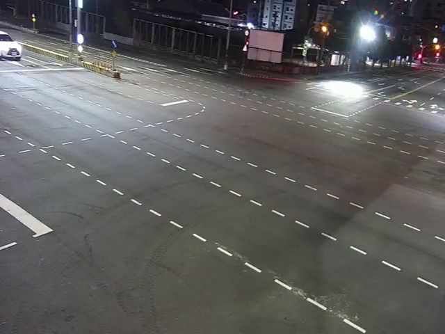 台灣大道/安和路(右側車流往朝馬路)