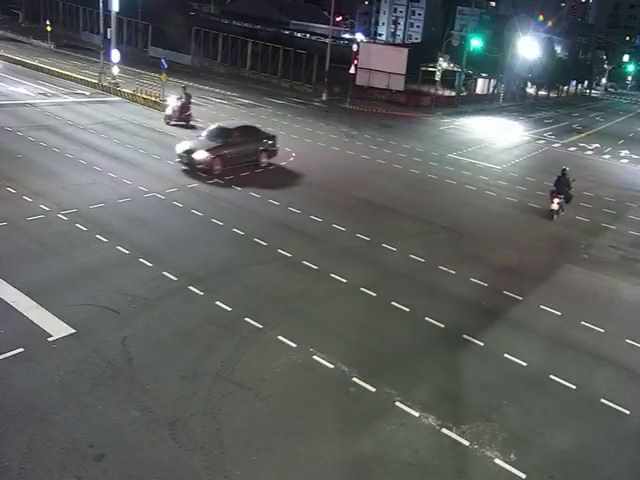 台灣大道/安和路(右側車流往朝馬路)