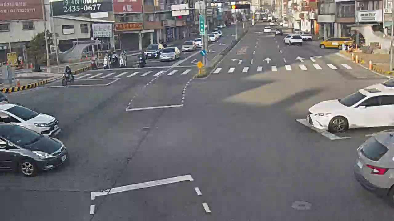 北屯路/進化北路(右側車流往文心路)