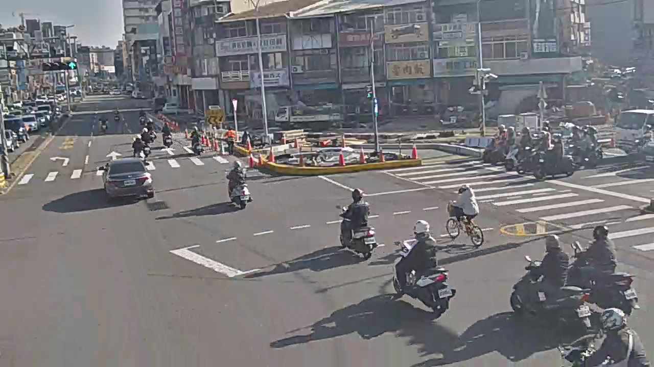 北屯路/進化北路(右側車流往文心路)